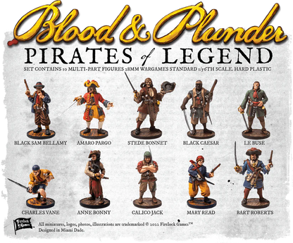 Blood & Plunder: Pirates of Legend Captains Box
