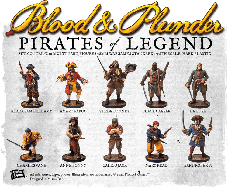 Blood & Plunder: Pirates of Legend Captains Box