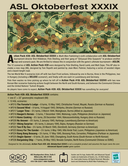 Action Pack #20: ASL Oktoberfest XXXIX