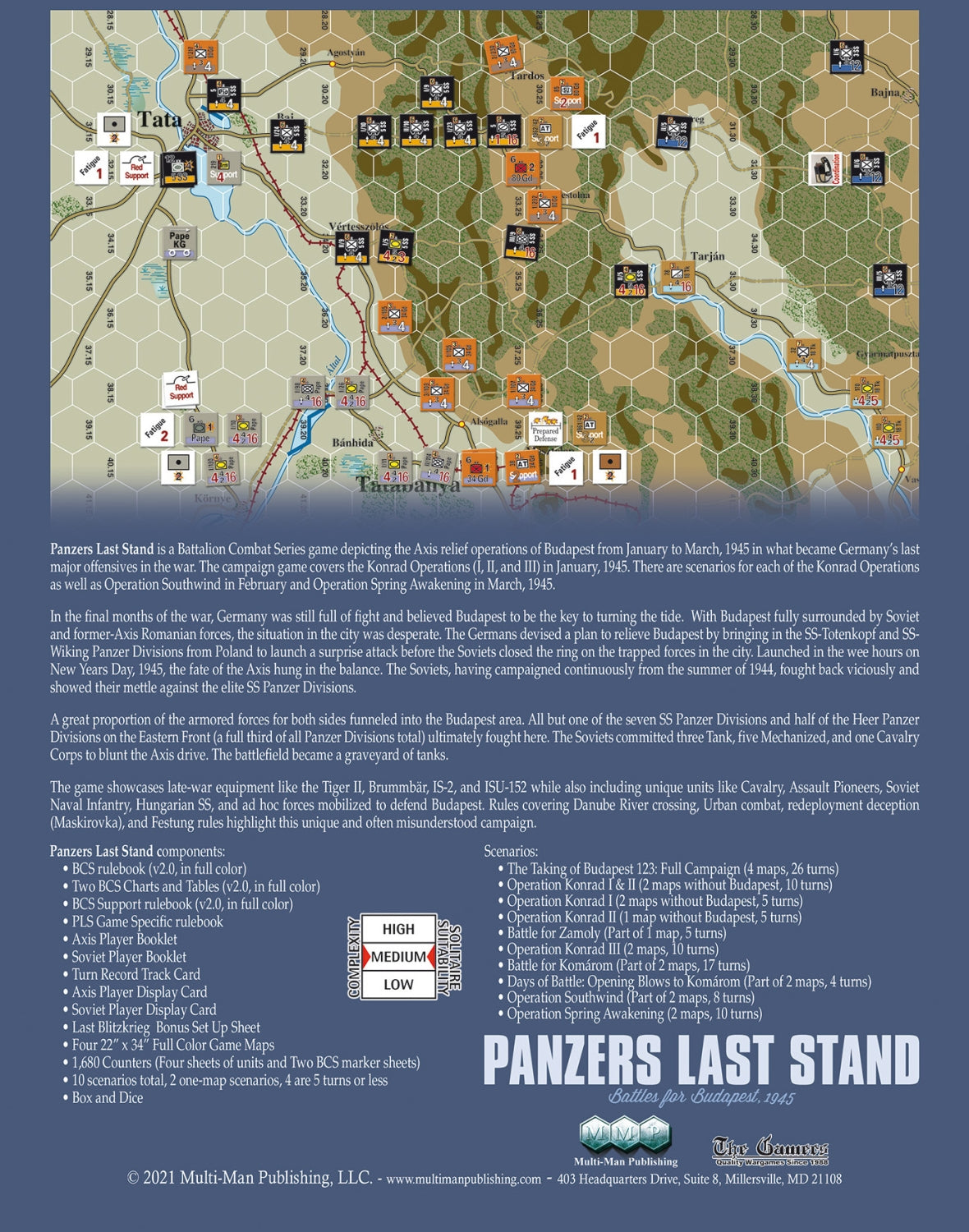 Panzers Last Stand - Battles for Budapest 1945 (2021) - The Tabletop Strategist