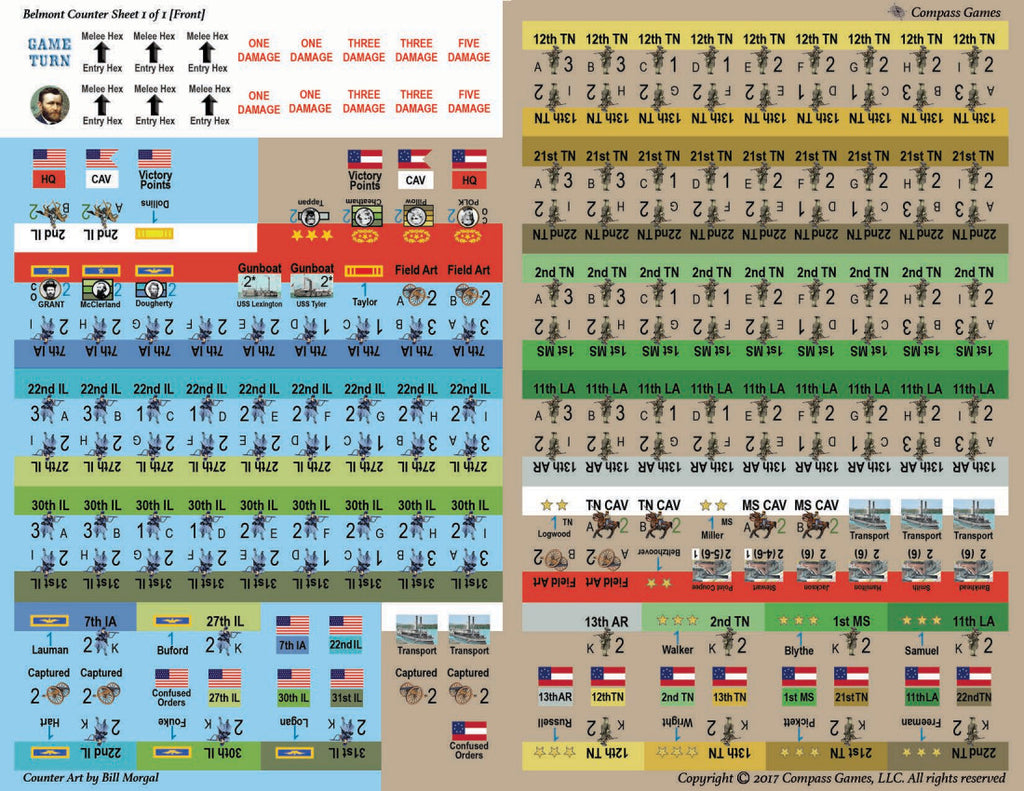 Paper Wars Issue 87: Magazine & Game (Belmont: Grant's Baptism of Command, November 7th, 1861) - The Tabletop Strategist