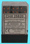 Chessex Opaque 12mm d6 Dark Grey/copper Dice Block™ (36 dice) - The Tabletop Strategist