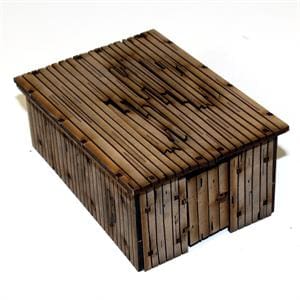 28mm Timber Outhouse / Stores - The Tabletop Strategist
