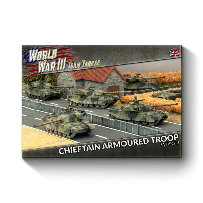 Chieftain Armoured Troop (WWIII x5 Tanks Plastic)