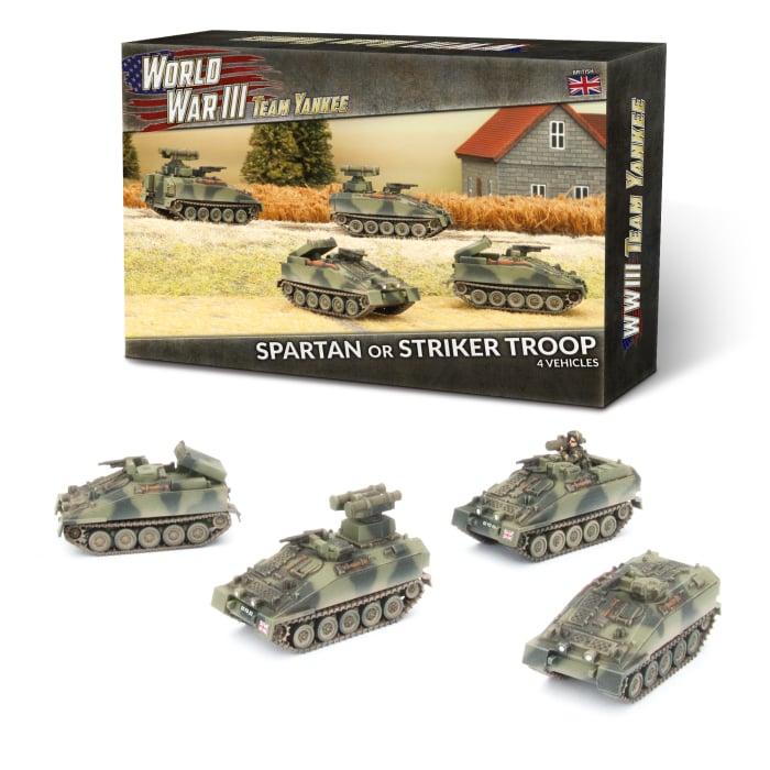 Spartan or Striker Troop (WWIII x4 Tanks Plastic)