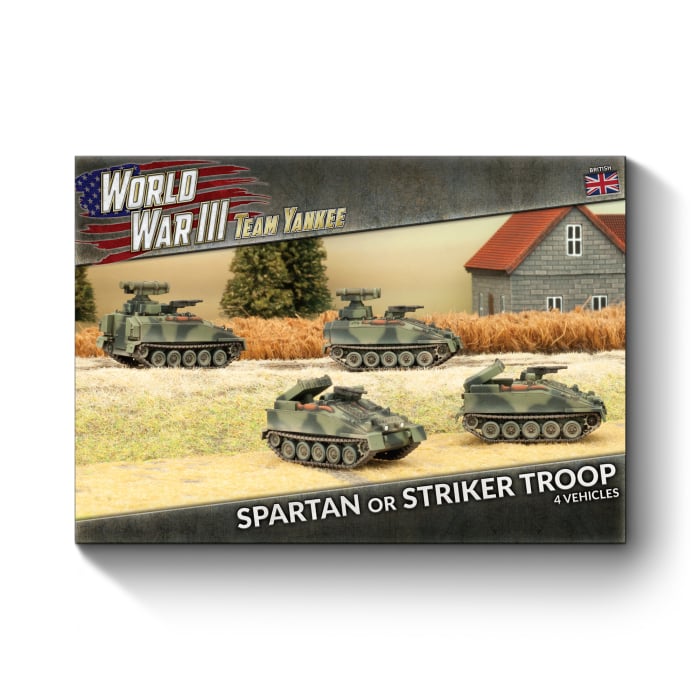 Spartan or Striker Troop (WWIII x4 Tanks Plastic)