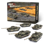 Challenger Armoured Troop (WWIII x5 Tanks Plastic)