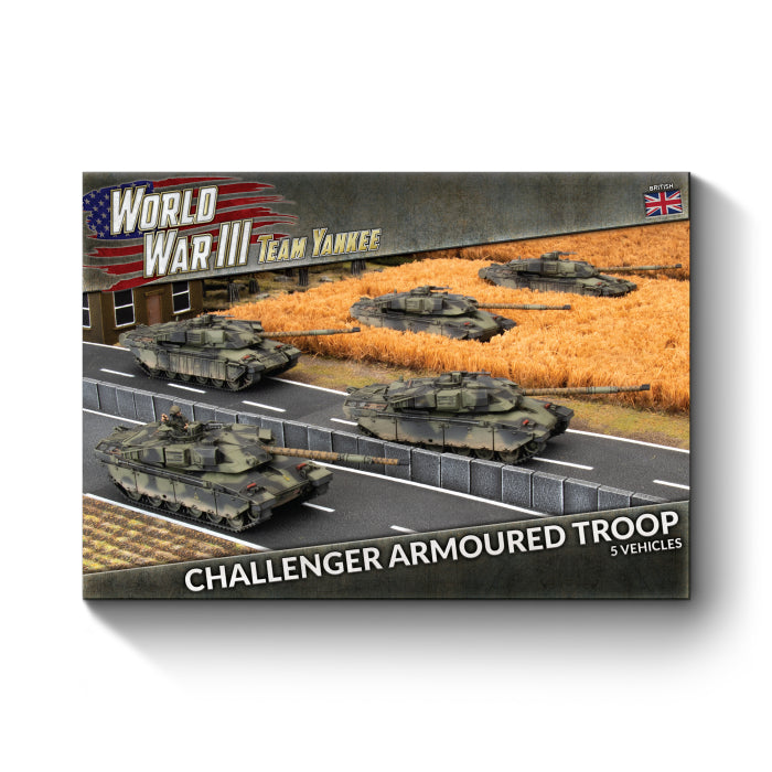 Challenger Armoured Troop (WWIII x5 Tanks Plastic)