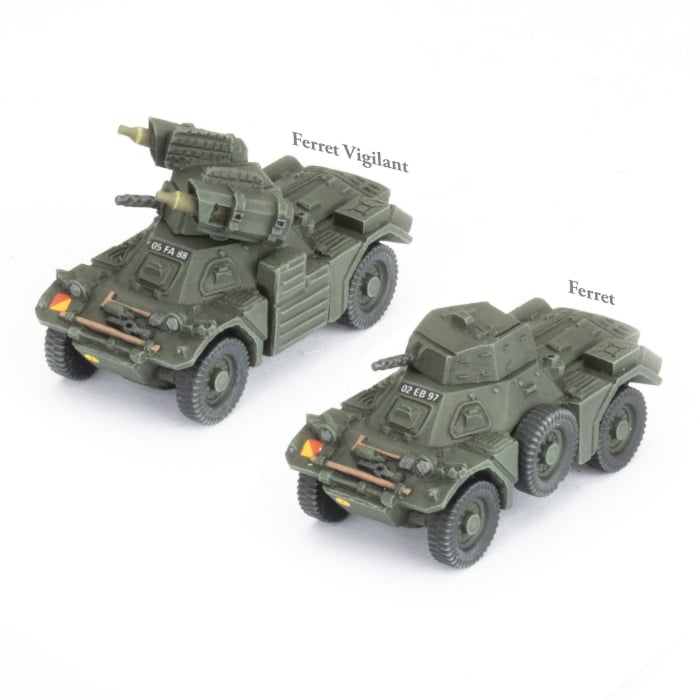 World War III: Team Yankee Ferret and Ferret Vigilant Scout Cars