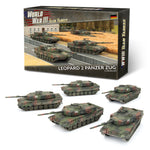 Leopard 2 Panzer Zug (WWIII x5 Tanks Plastic)