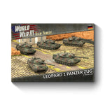 Leopard 1 Panzer Zug (WWIII x5 Tanks Plastic)