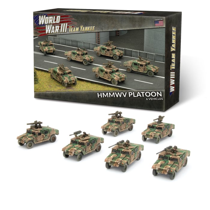 HMMWV Platoon (WWIII x6 Tanks Plastic)