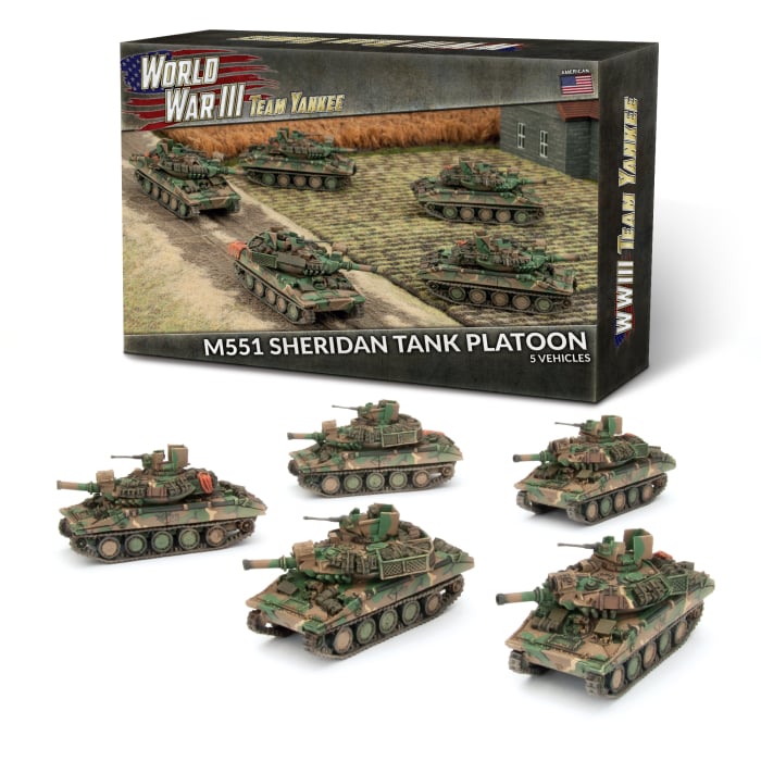 World War III: Team Yankee M551 Sheridan Tank Platoon