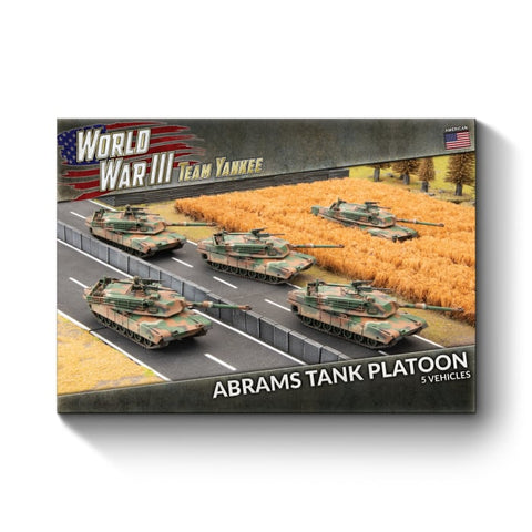 Abrams Tank Platoon (WWIII x5 Tanks Plastic)