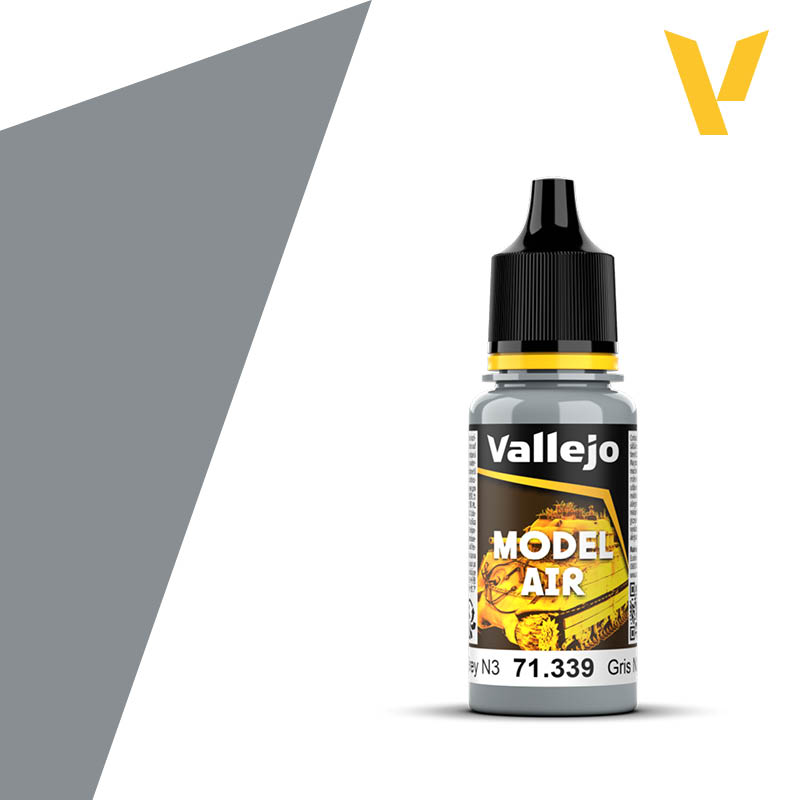 Vallejo Model Air Acrylic Paint - Russian AF Grey N.3, 17 ml