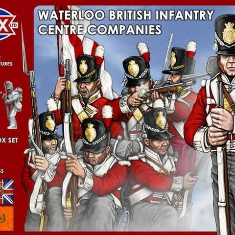 Waterloo British Infantry Centre Companies