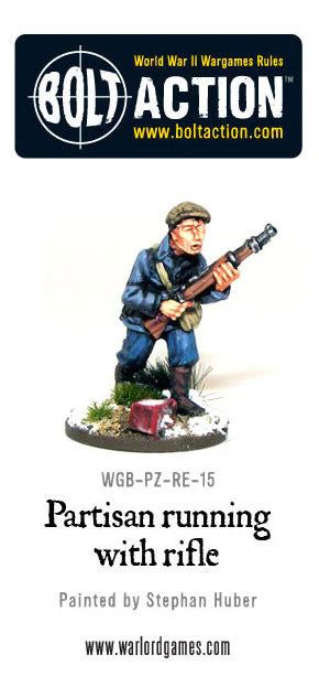 Bolt Action: Partisan Running with Rifle