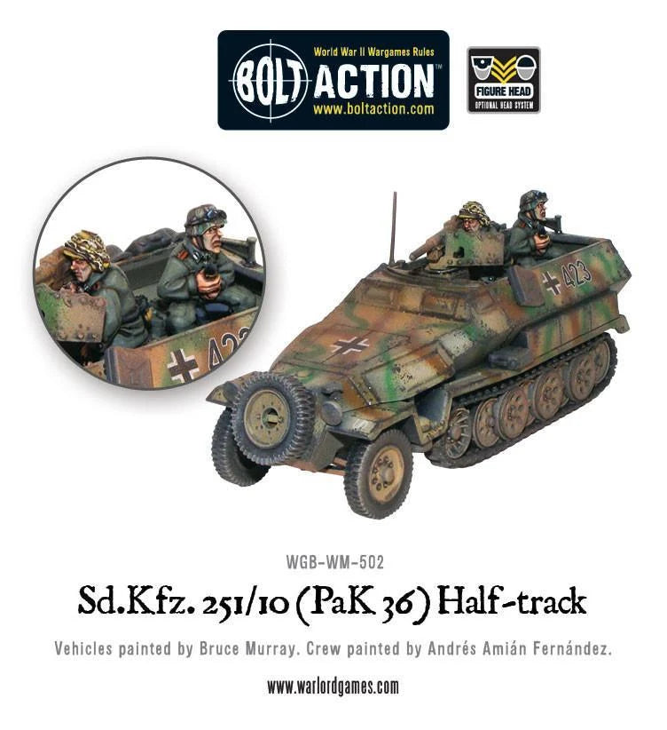 Bolt Action - SD.KFZ 251/10 (PaK 36) Half-Track