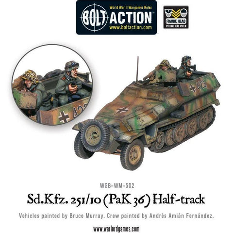 Bolt Action - SD.KFZ 251/10 (PaK 36) Half-Track