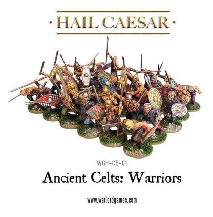 Hail Caesar: Ancient Celts: Celtic Warriors plastic boxed set