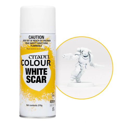 White Scar Spray Paint