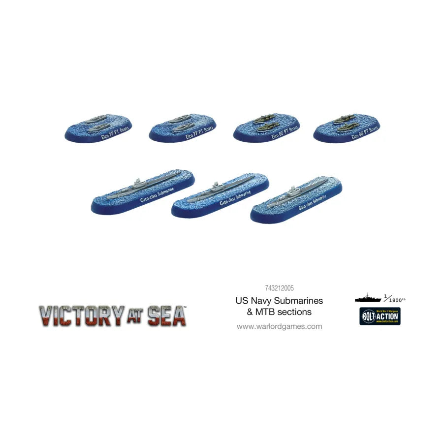 Victory at Sea - U.S. Navy Submarines & MTB Sections - The Tabletop Strategist