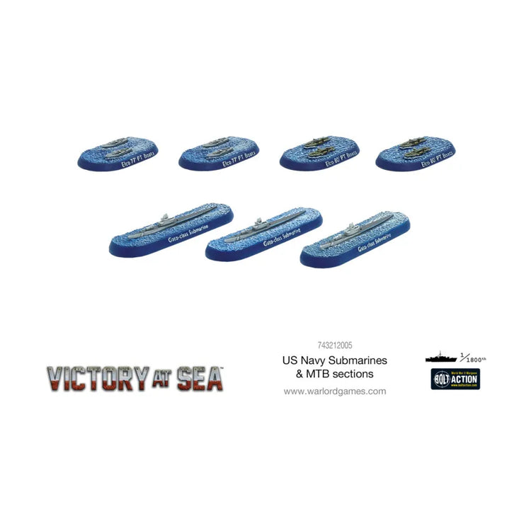 Victory at Sea - U.S. Navy Submarines & MTB Sections - The Tabletop Strategist