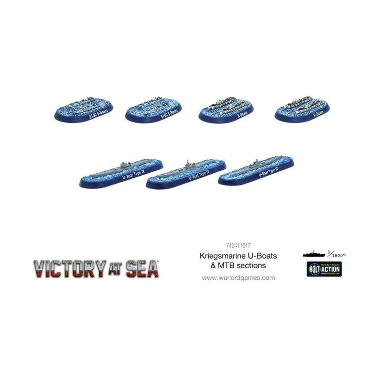 Victory at Sea - Kriegsmarine U-Boats & MTB Sections - The Tabletop Strategist