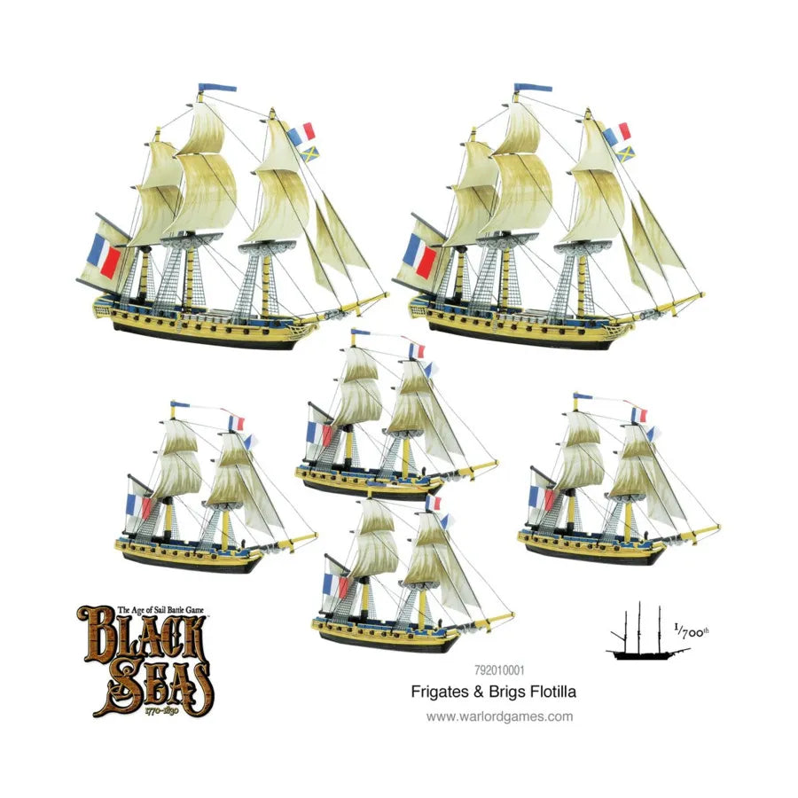 Black Seas - Frigates & Brigs Flotilla (1770-1830) - The Tabletop Strategist