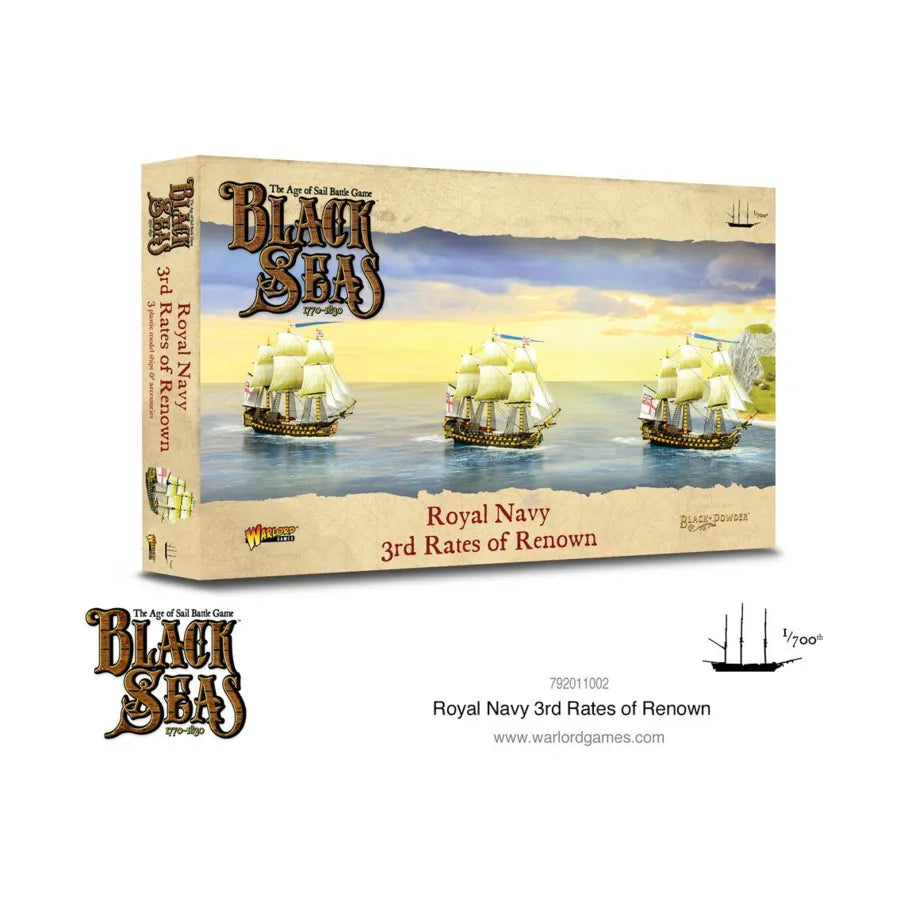 Black Seas - Royal Navy 3rd Rates of Renown - The Tabletop Strategist
