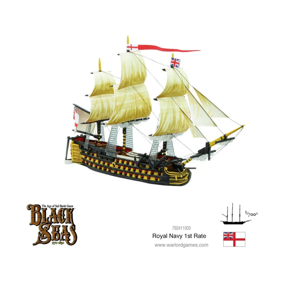 Black Seas - Royal Navy 1st Rate - The Tabletop Strategist