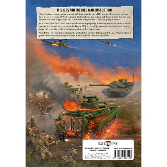 World War III: Team Yankee Rulebook (WWIII 98p A4 HB)