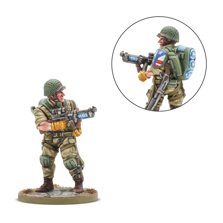 Konflikt '47 Rulebook with special Allied miniature